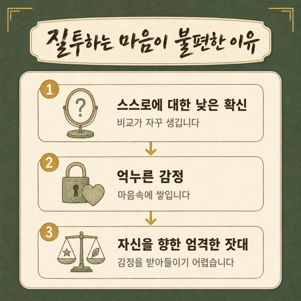 부러움 뒤에 오는 죄책감 한방치료 - 인천 송도 더율한의원