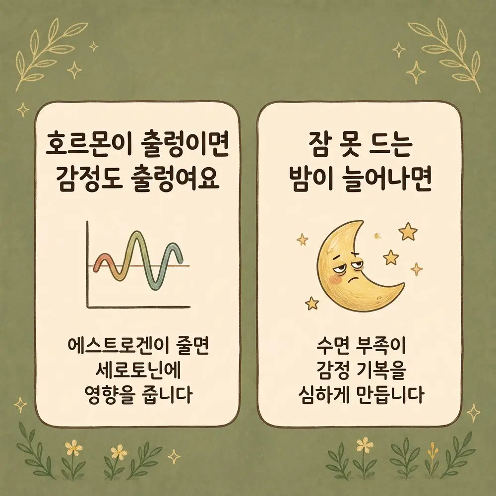 갱년기 감정 상담 - 인천 송도 더율한의원