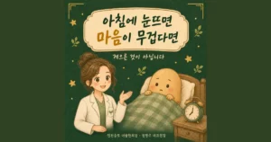 아침이 무거울 때 — 인천 송도 더율한의원 마음편한 클리닉