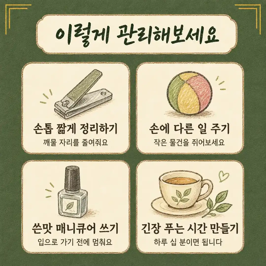 손톱 깨무는 습관 한방치료 - 인천 송도 더율한의원