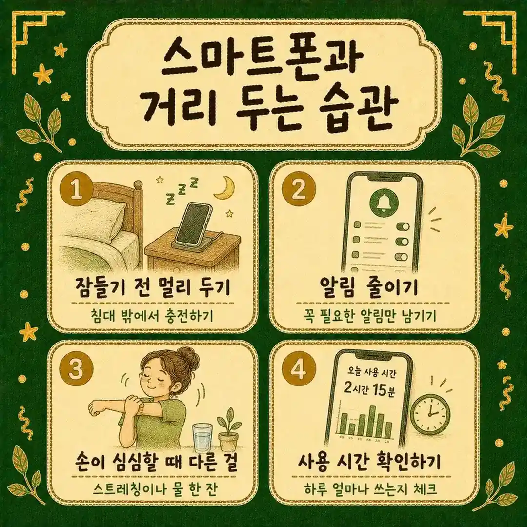 스마트폰 습관과 목·어깨 한방치료 - 인천 송도 더율한의원