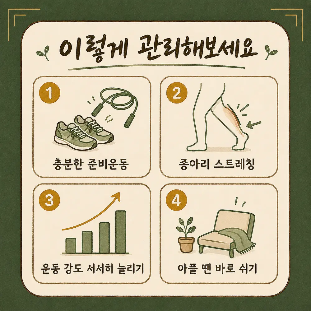 아킬레스건염 관리법 한방치료 - 인천 송도 더율한의원
