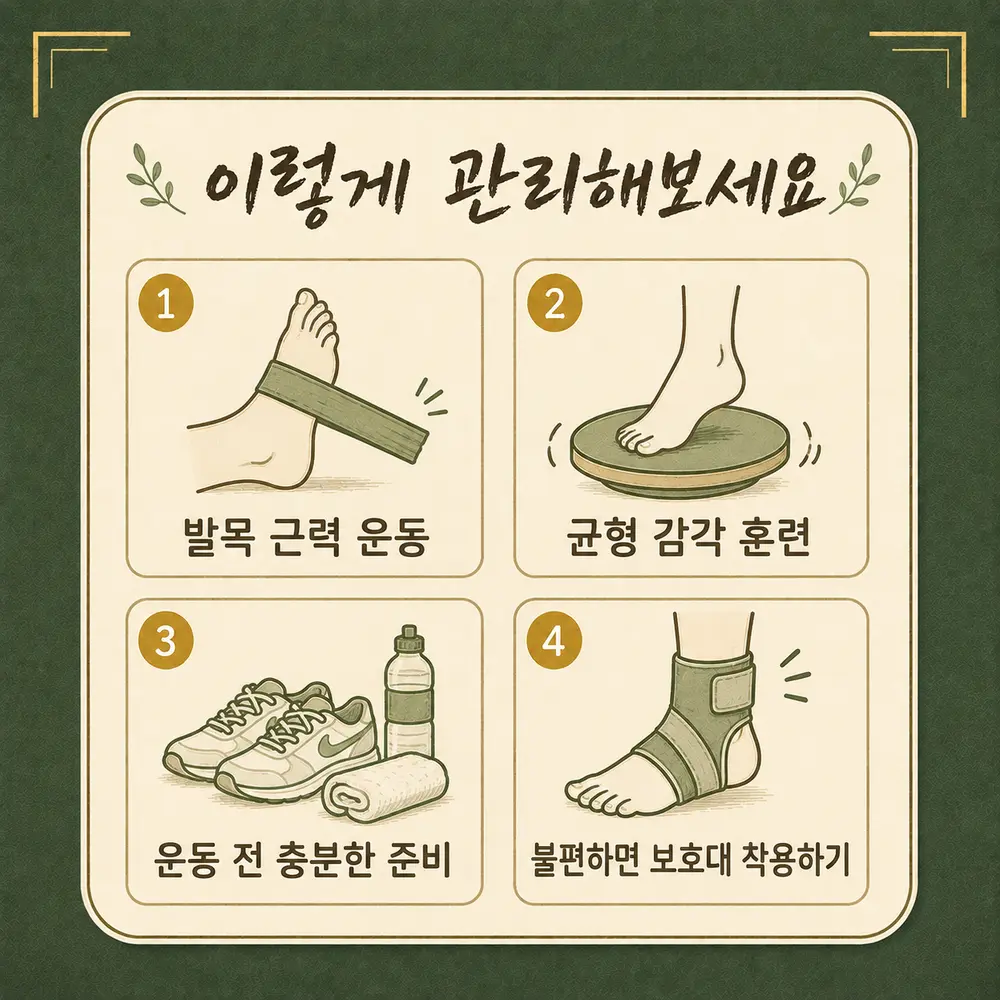 발목 관리법 한방치료 - 인천 송도 더율한의원