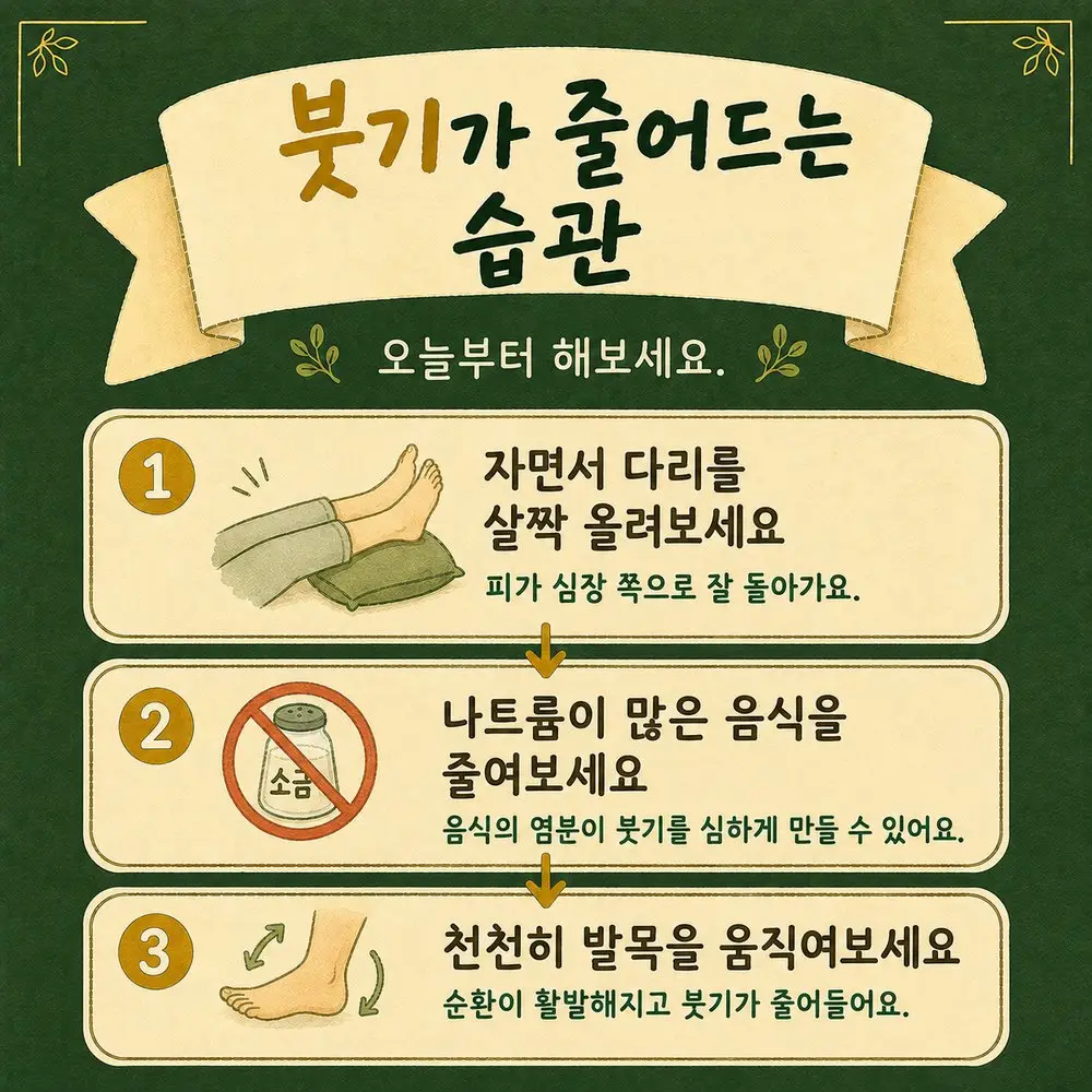 발목 부종 관리법 한방치료 - 인천 송도 더율한의원
