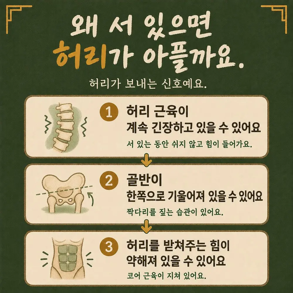 서서 일하는 허리 통증 한방치료 - 인천 송도 더율한의원