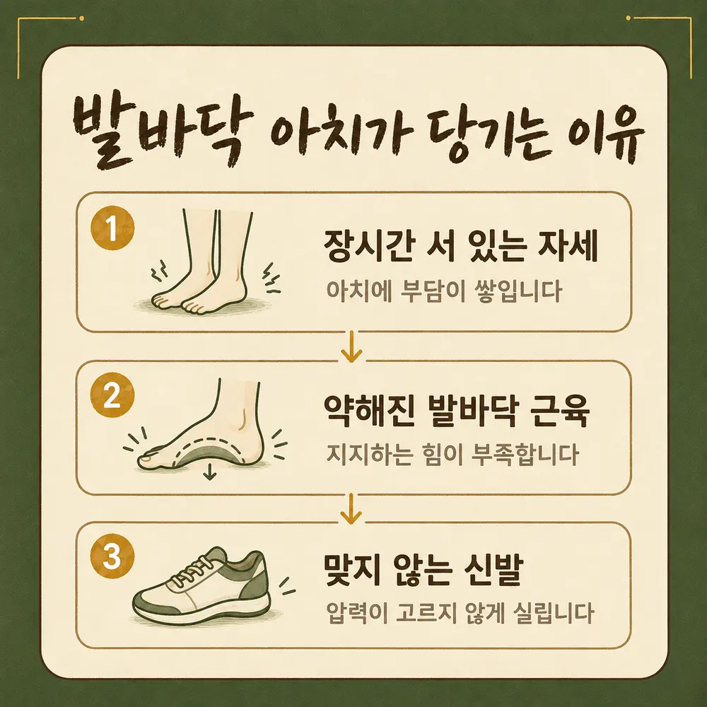 발바닥 아치 통증 상담 - 인천 송도 더율한의원