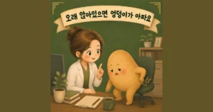 둔부 통증 한방치료 - 인천 송도 더율한의원