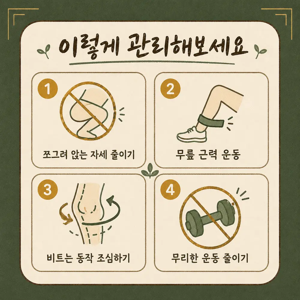 반월상연골 관리법 한방치료 - 인천 송도 더율한의원