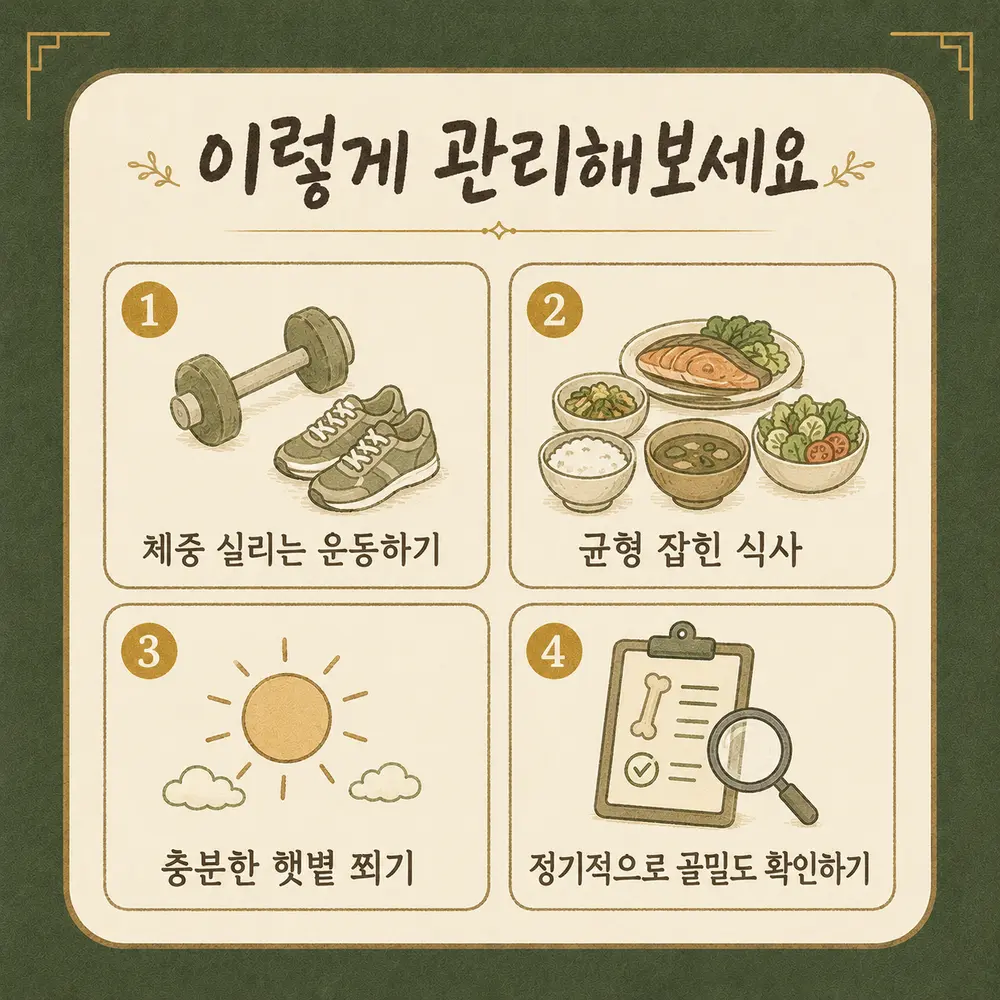 골다공증 관리법 한방치료 - 인천 송도 더율한의원
