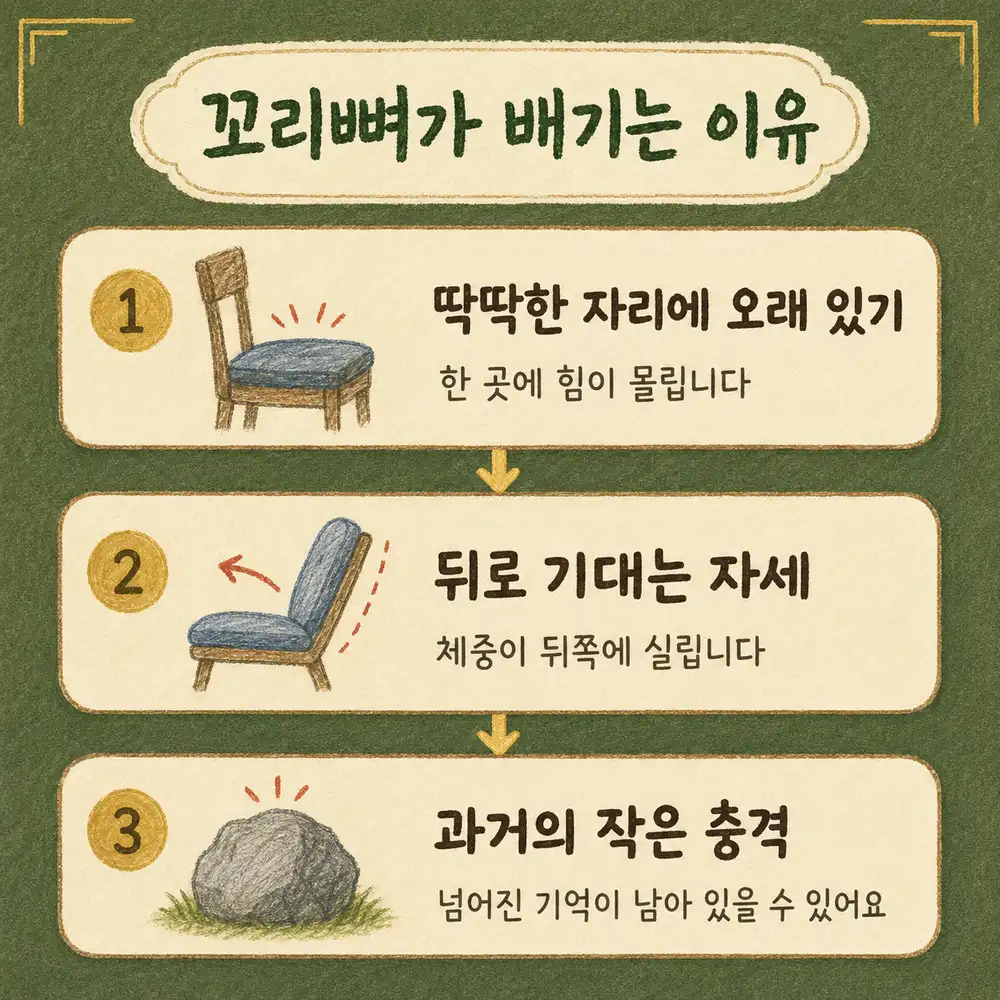꼬리뼈 통증 한방치료 - 인천 송도 더율한의원