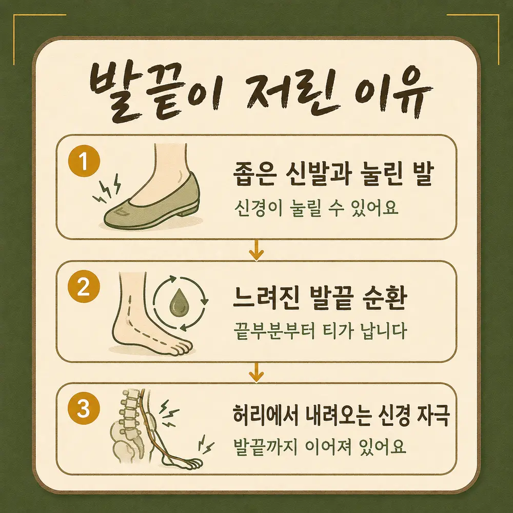 발가락 저림 한방치료 - 인천 송도 더율한의원