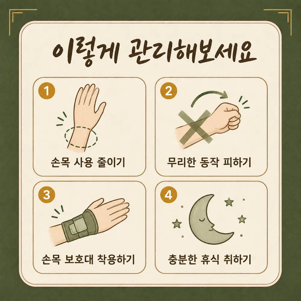 손목 결절종 상담 - 인천 송도 더율한의원