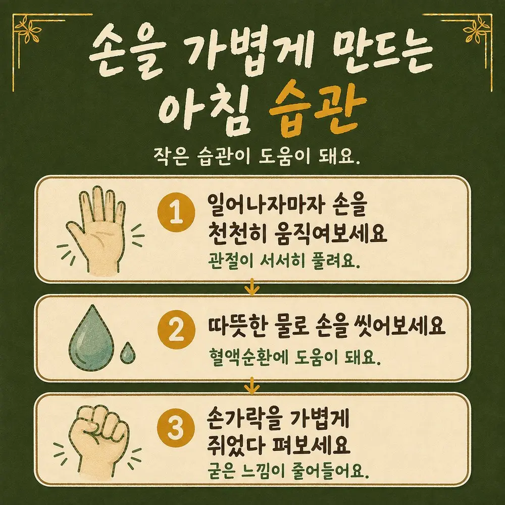 손 관리법 한방치료 - 인천 송도 더율한의원