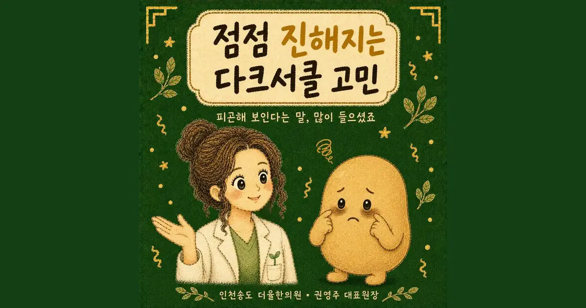 다크서클 한방치료 - 인천 송도 더율한의원