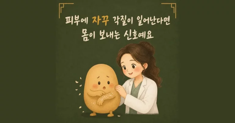 피부 건조와 각질 한방치료 - 인천 송도 더율한의원