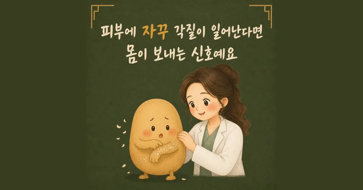 피부 건조와 각질 한방치료 - 인천 송도 더율한의원