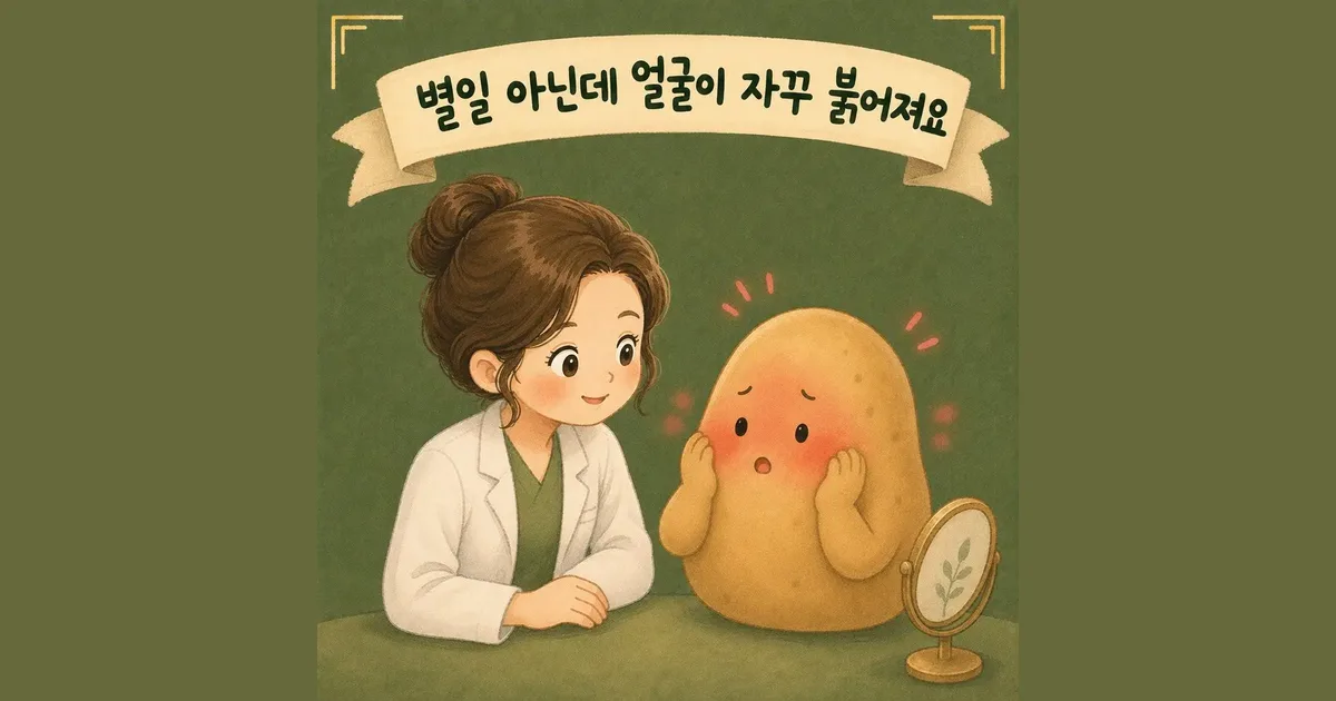 안면홍조 한방치료 - 인천 송도 더율한의원