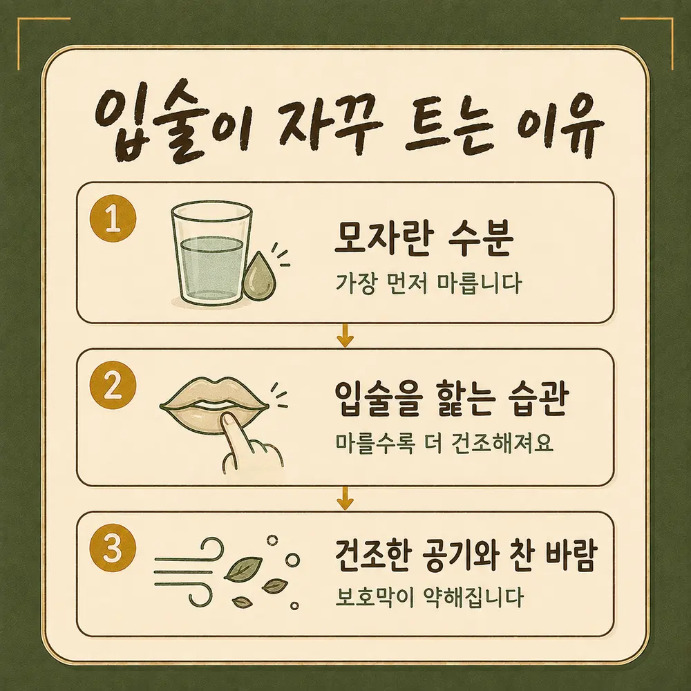 입술 건조·갈라짐 한방치료 - 인천 송도 더율한의원
