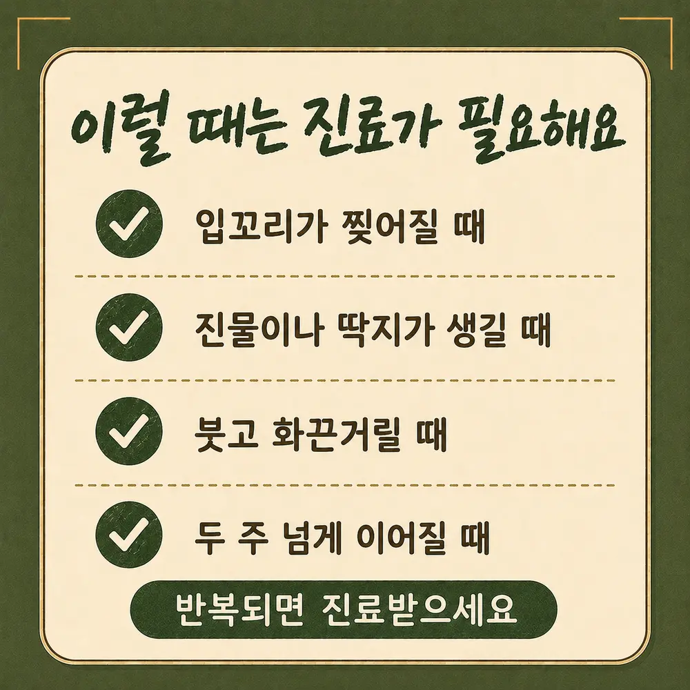 입술 건조·갈라짐 한방치료 - 인천 송도 더율한의원