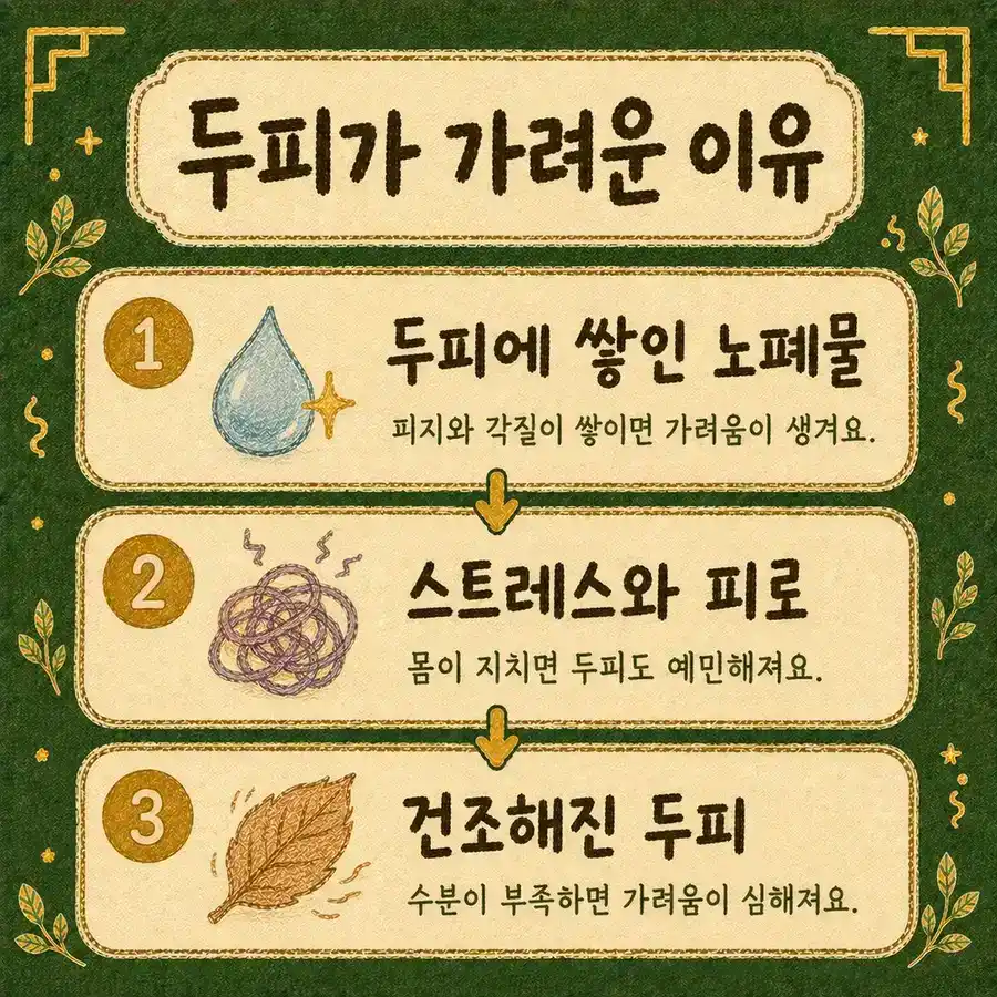 두피 가려움 상담 - 인천 송도 더율한의원