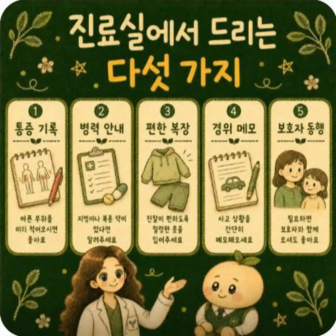 교통사고 진료 접수 절차 안내 - 인천 송도 더율한의원