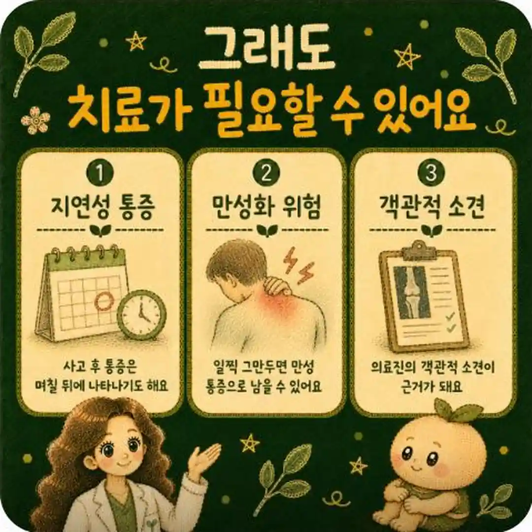 교통사고 치료 종결 상담 - 인천 송도 더율한의원