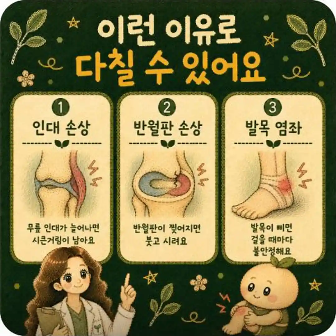 교통사고 무릎 발목 통증 상담 - 인천 송도 더율한의원