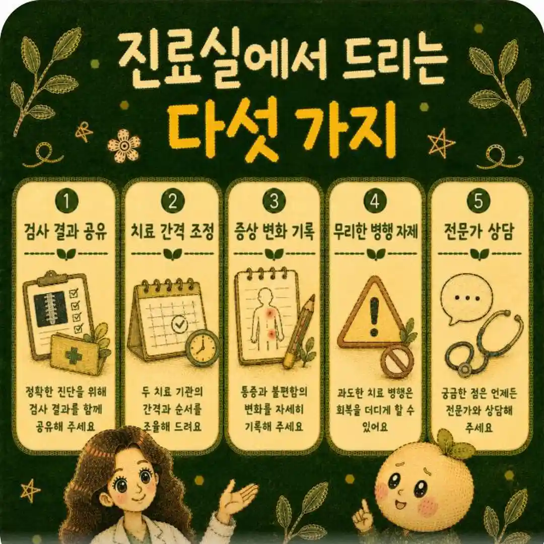 교통사고 병행 치료 상담 - 인천 송도 더율한의원