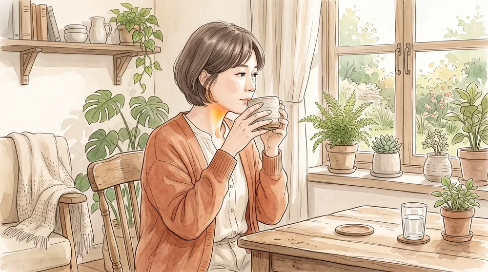 인천 송도 더율한의원 만성 인두염 한방 치료 — 가시지 않는 목 칼칼함