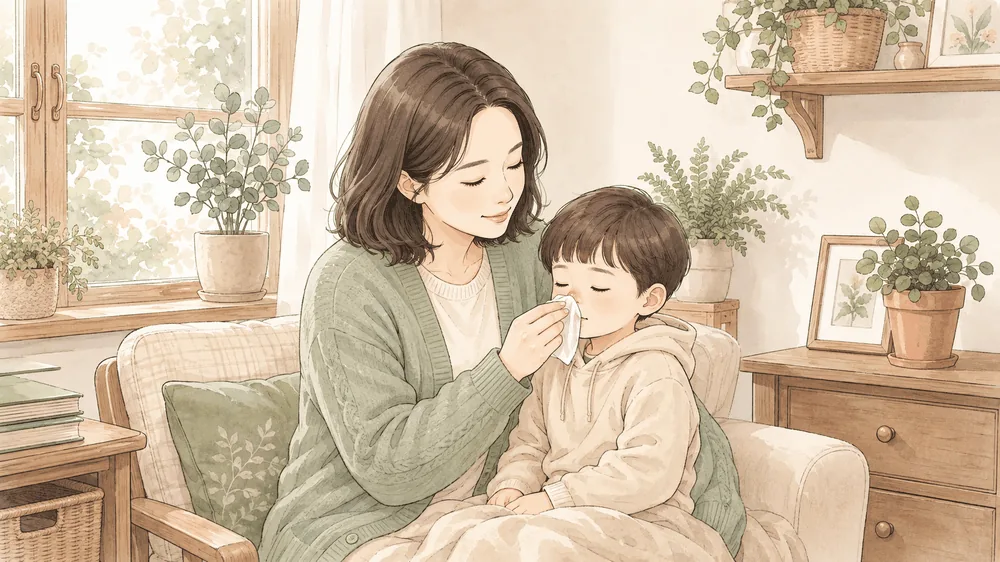 인천 송도 더율한의원 소아 비염 한방 치료 — 아이의 코와 잠