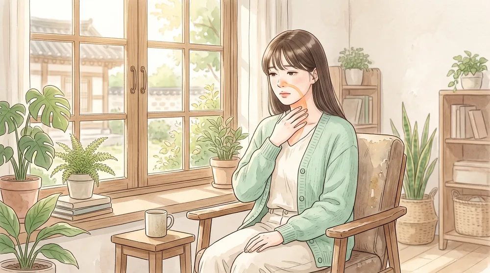인천 송도 더율한의원 축농증 부비동염 한방 치료 — 누런 콧물과 얼굴 통증