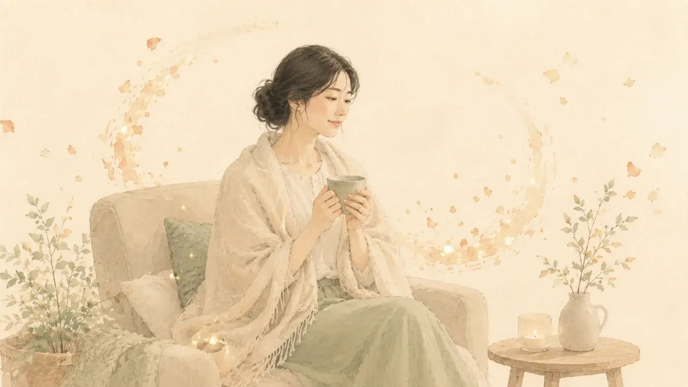 인천 송도 더율한의원 습관성 유산 한방 관리 — 다음을 준비할 몸을 만드는 일러스트