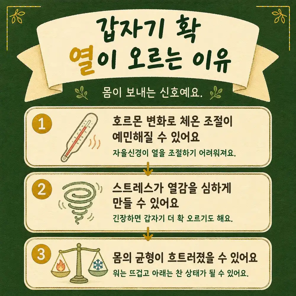 갱년기 안면홍조 한방치료 - 인천 송도 더율한의원