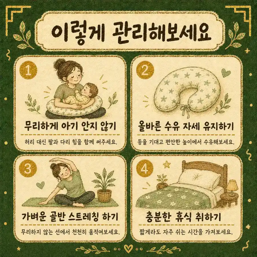 산후 허리 통증 관리법 한방치료 - 인천 송도 더율한의원
