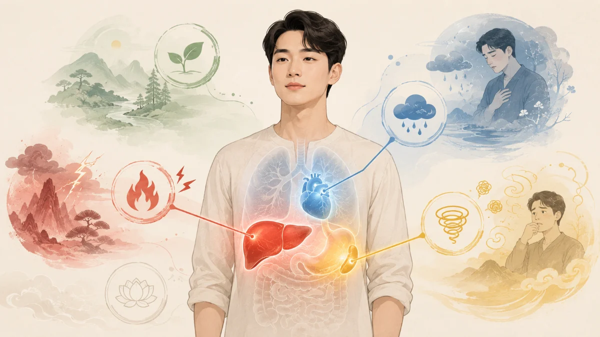 감정이 장기를 해친다 — 칠정(七情)과 오장(五臟)