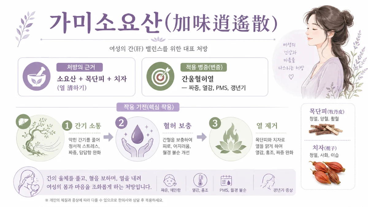 가미소요산 인포그래픽