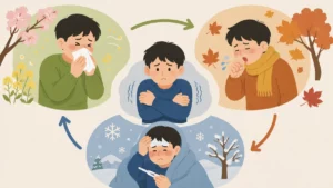 인천 송도 더율한의원 환절기마다 아프다면 — 면역력 높이는 한방 루틴