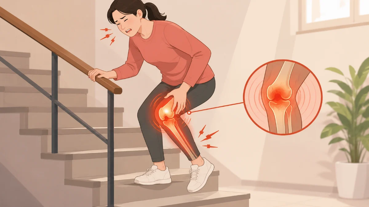 계단에서 무릎이 아프다면 — 슬개골 통증의 원인