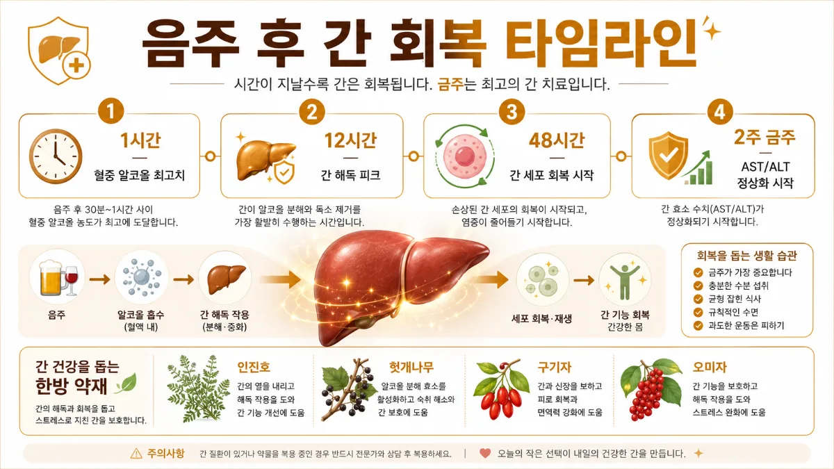 음주 간 건강 인포그래픽