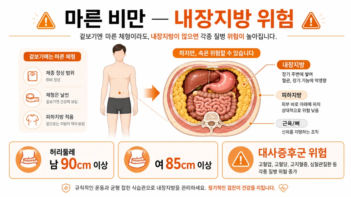 내장지방 인포그래픽
