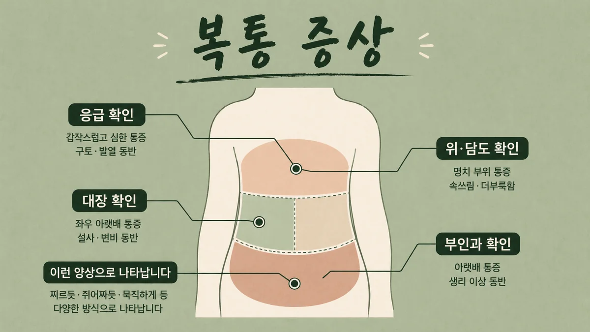 인천 송도 더율한의원 - 복통 증상