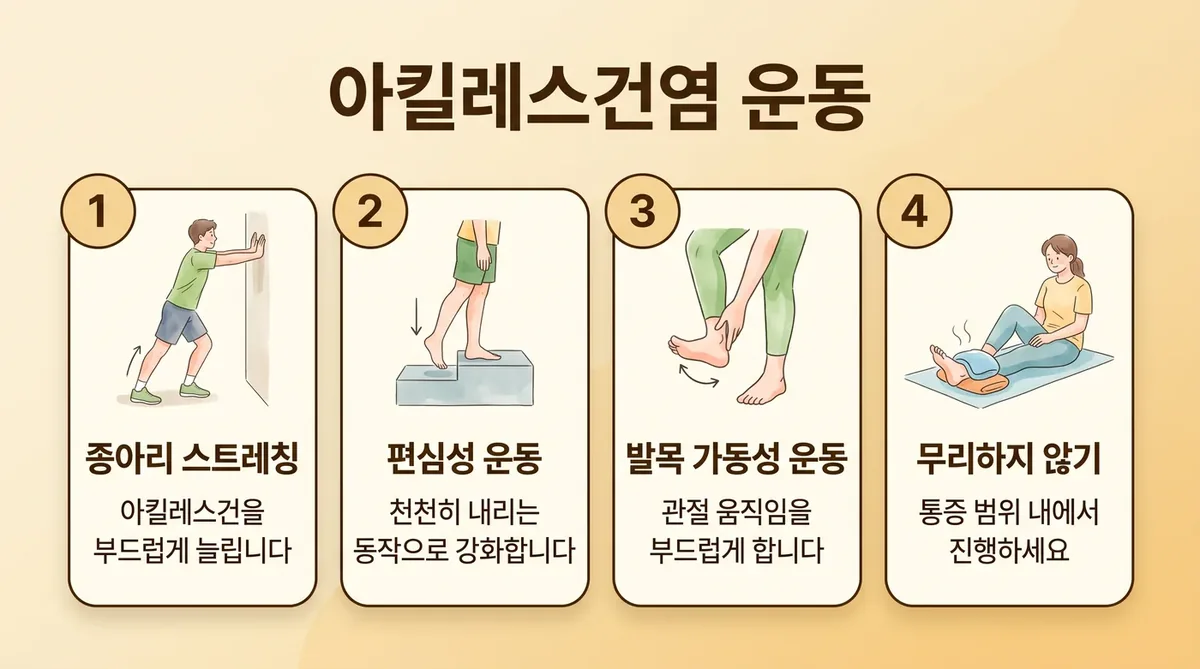 인천 송도 더율한의원 - 아킬레스건염 운동