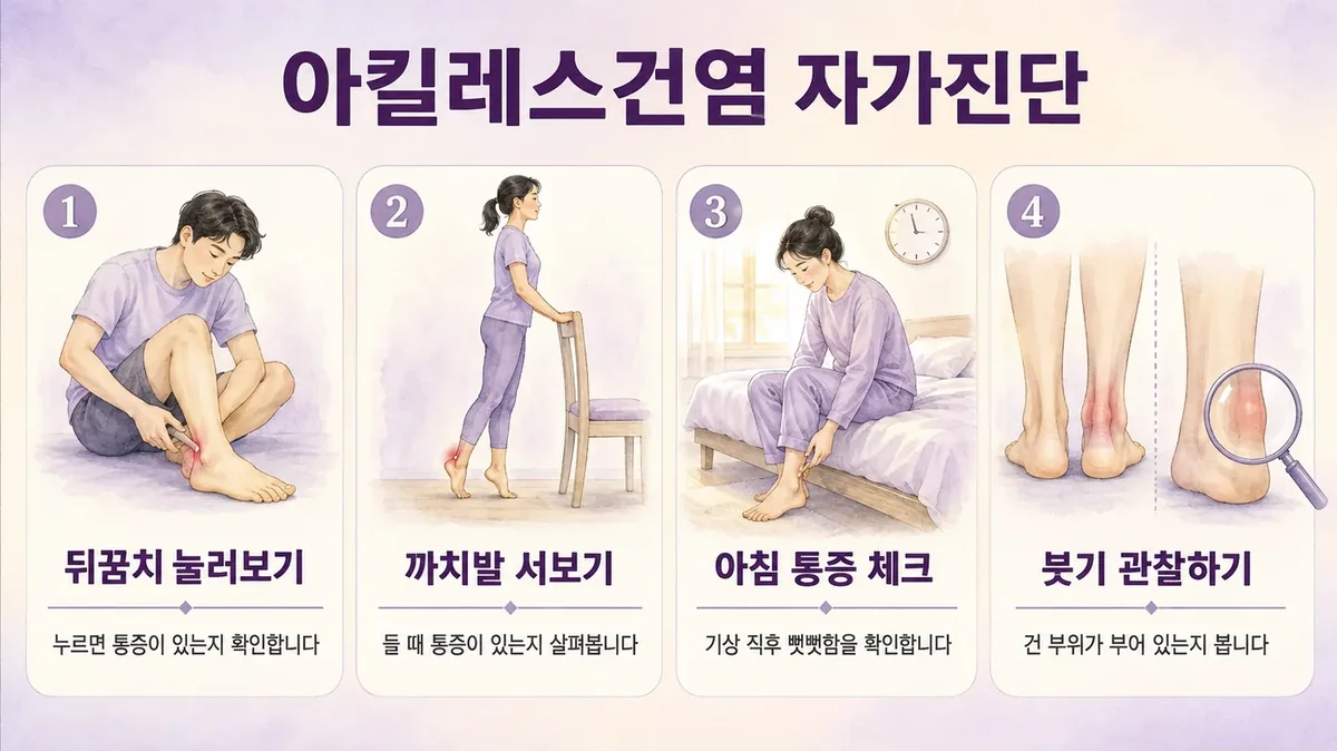 인천 송도 더율한의원 - 아킬레스건염 자가진단