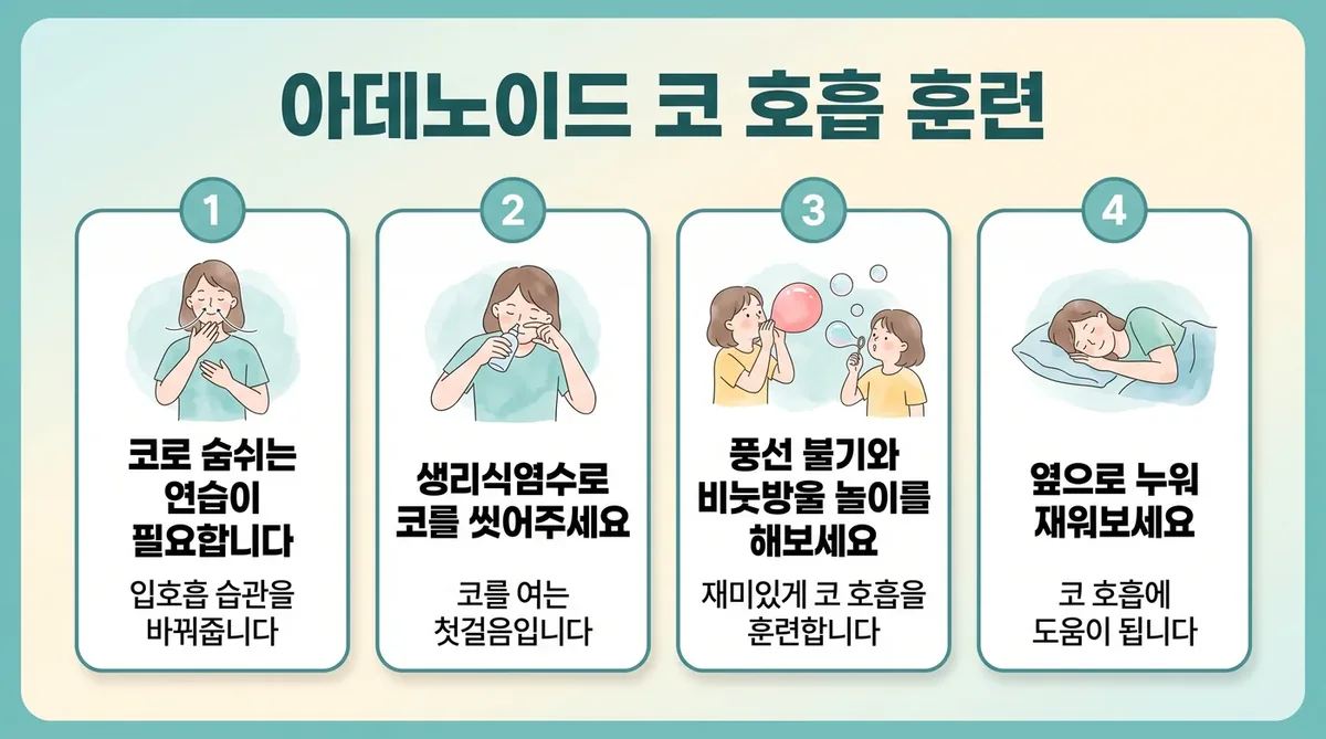 인천 송도 더율한의원 - 아데노이드 비대 코 관리