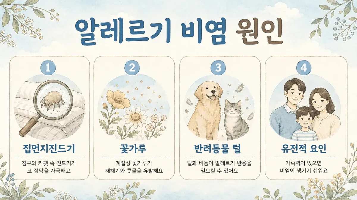 인천 송도 더율한의원 - 알레르기 비염 원인
