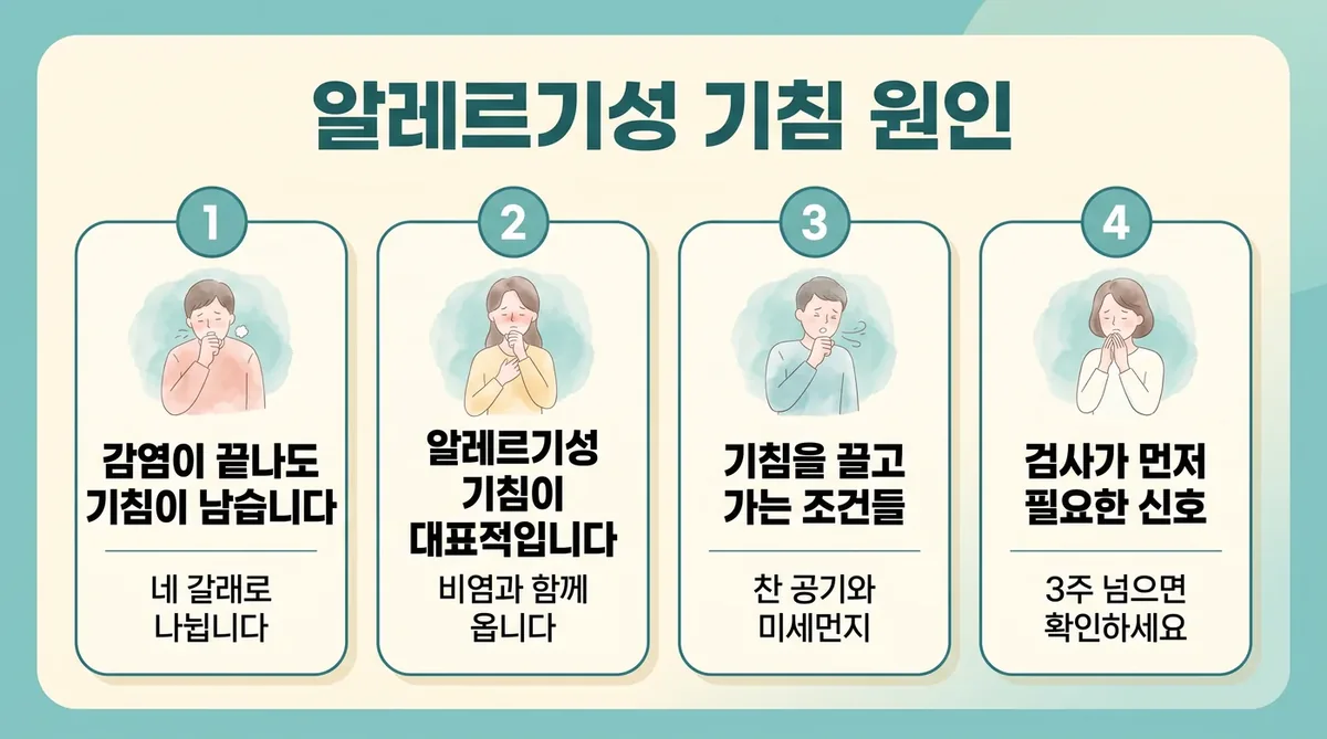 인천 송도 더율한의원 - 알레르기성 기침 원인