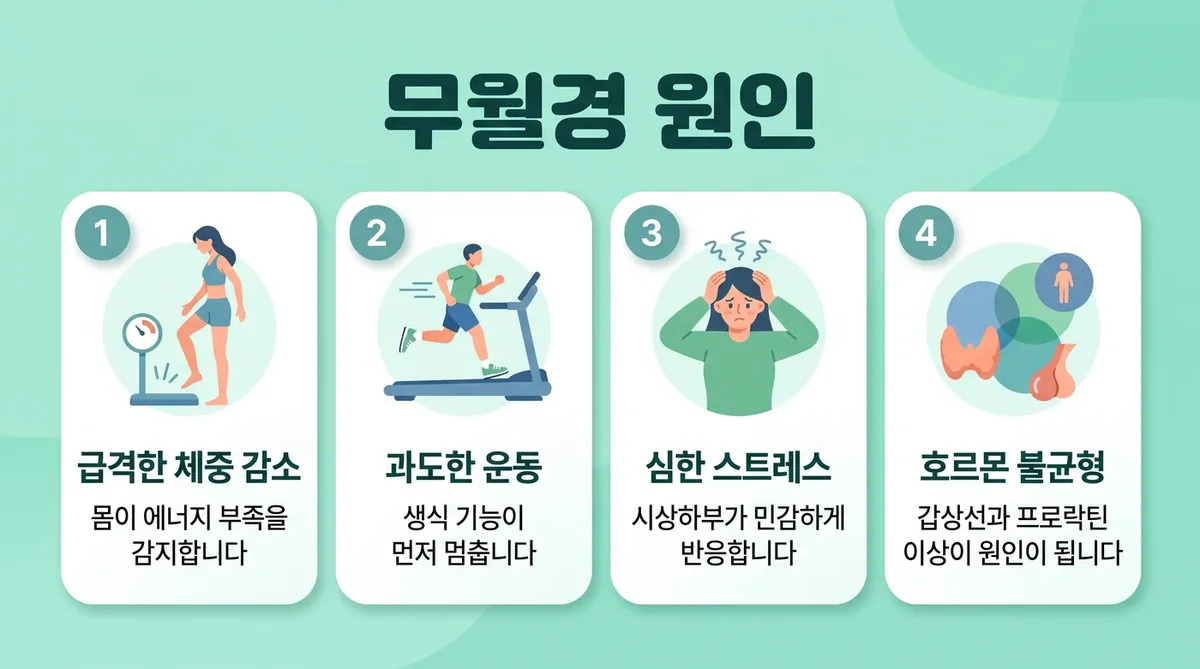 인천 송도 더율한의원 - 무월경 원인
