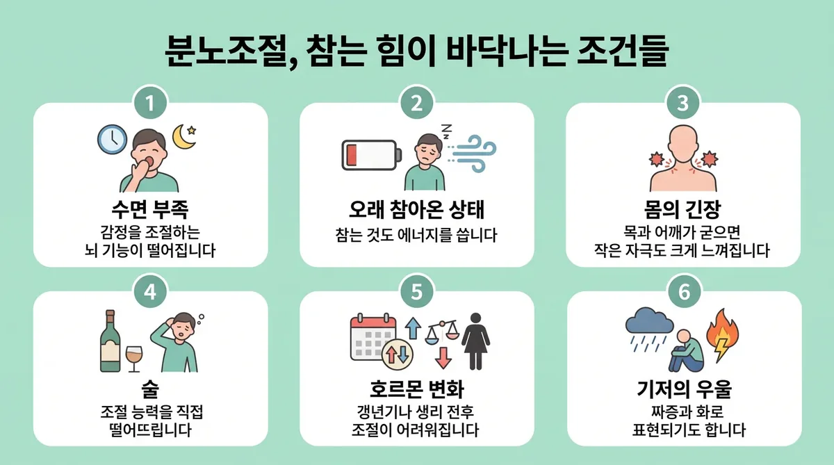 인천 송도 더율한의원 - 분노 조절 원인
