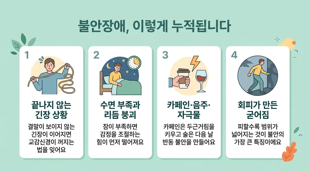 인천 송도 더율한의원 - 불안장애 원인