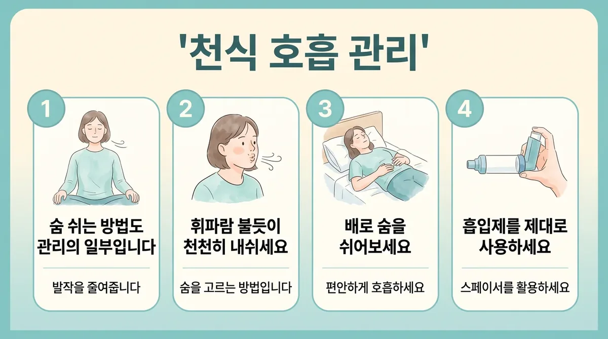 인천 송도 더율한의원 - 천식 호흡
